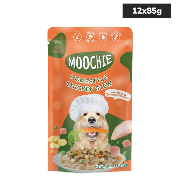 Moochie Homestyle Chicken Stew Gravy Adult Dog Wet Food