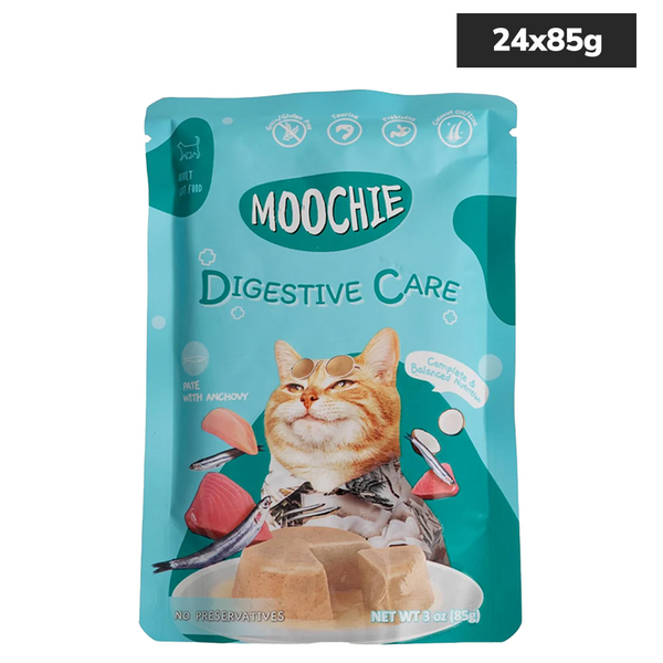 Moochie Digestive Care Pate with Anchovy Adult Cat Wet Food