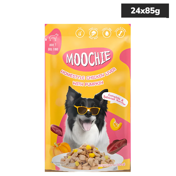 Moochie Homestyle Chicken Liver and Pumpkin Gravy Adult Dog Wet Food