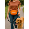 Talking Dog Club Dog Mama Waist Pouch Carry All Tote Bag for Women (Orange) Pet Parent-Clothing & Accessories Talking Dog Club Dropship 20x16.5cm