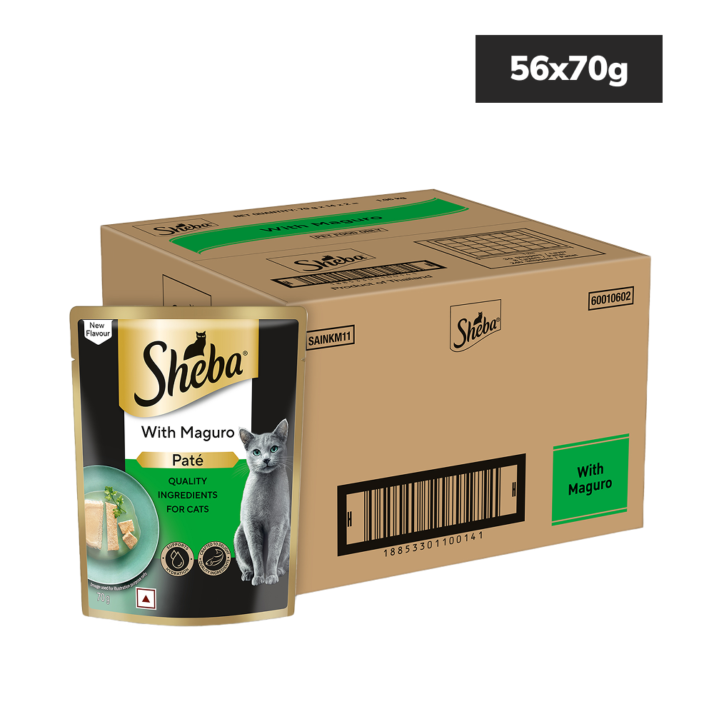 Sheba Maguro Pate Rich Premium Adult Fine Cat Wet Food Cats-Wet Food Sheba