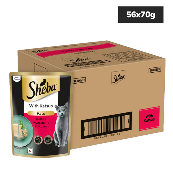 Sheba Katsuo Pate Rich Premium Adult Fine Cat Wet Food