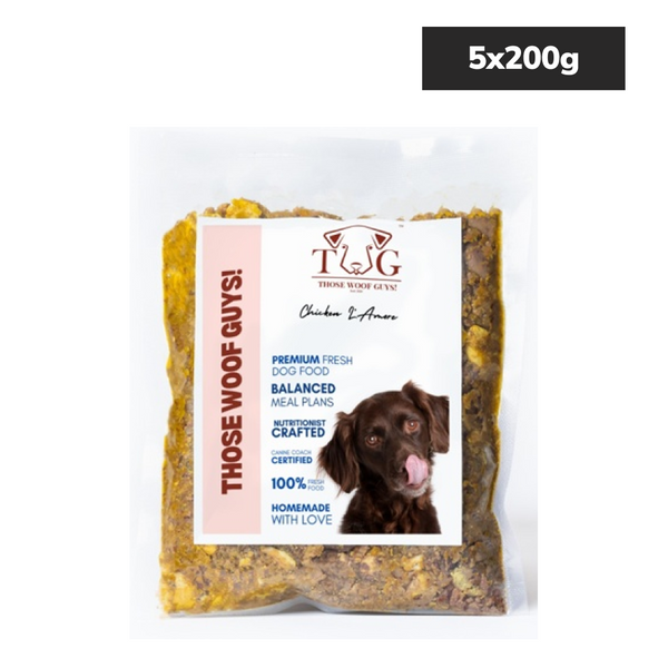 Those Woof Guys Chicken L’Amore Home Meal for Dogs