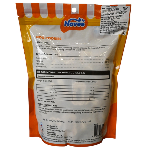 Novee Joint and Bone Support Cookie Dog Treats