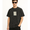 Hoomans Fetch This 2.0 Acid Wash Tshirt for Men and Women (Black) Pet Parent-Clothing & Accessories Hoomans Dropship