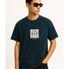 Hoomans Cat Fingers Acid Wash T-shirt for Men and Women (Navy Blue) Pet Parent-Clothing & Accessories Hoomans Dropship