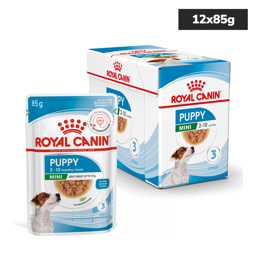 Royal Canin Mini Puppy Dog Wet Food Dogs-Wet Food Royal Canin 12x85g