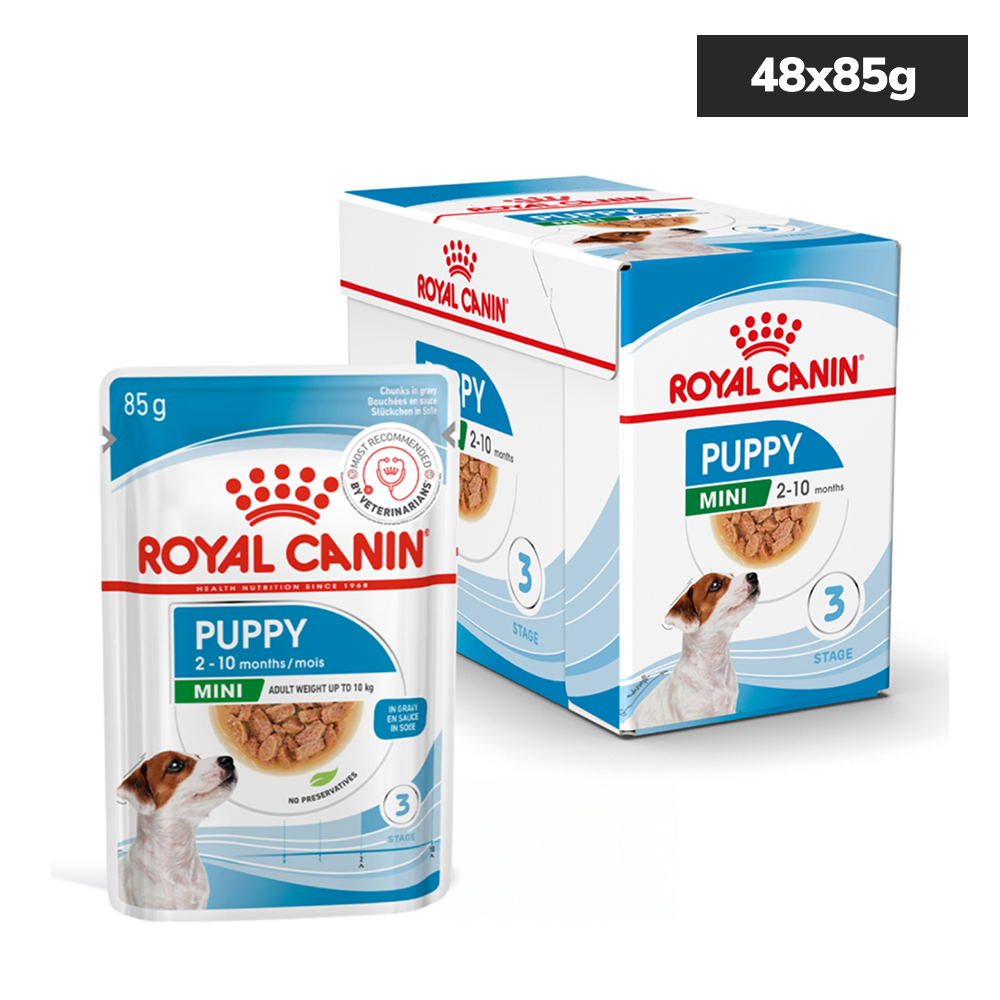 Royal Canin Mini Puppy Dog Wet Food Dogs-Wet Food Royal Canin 48x85g