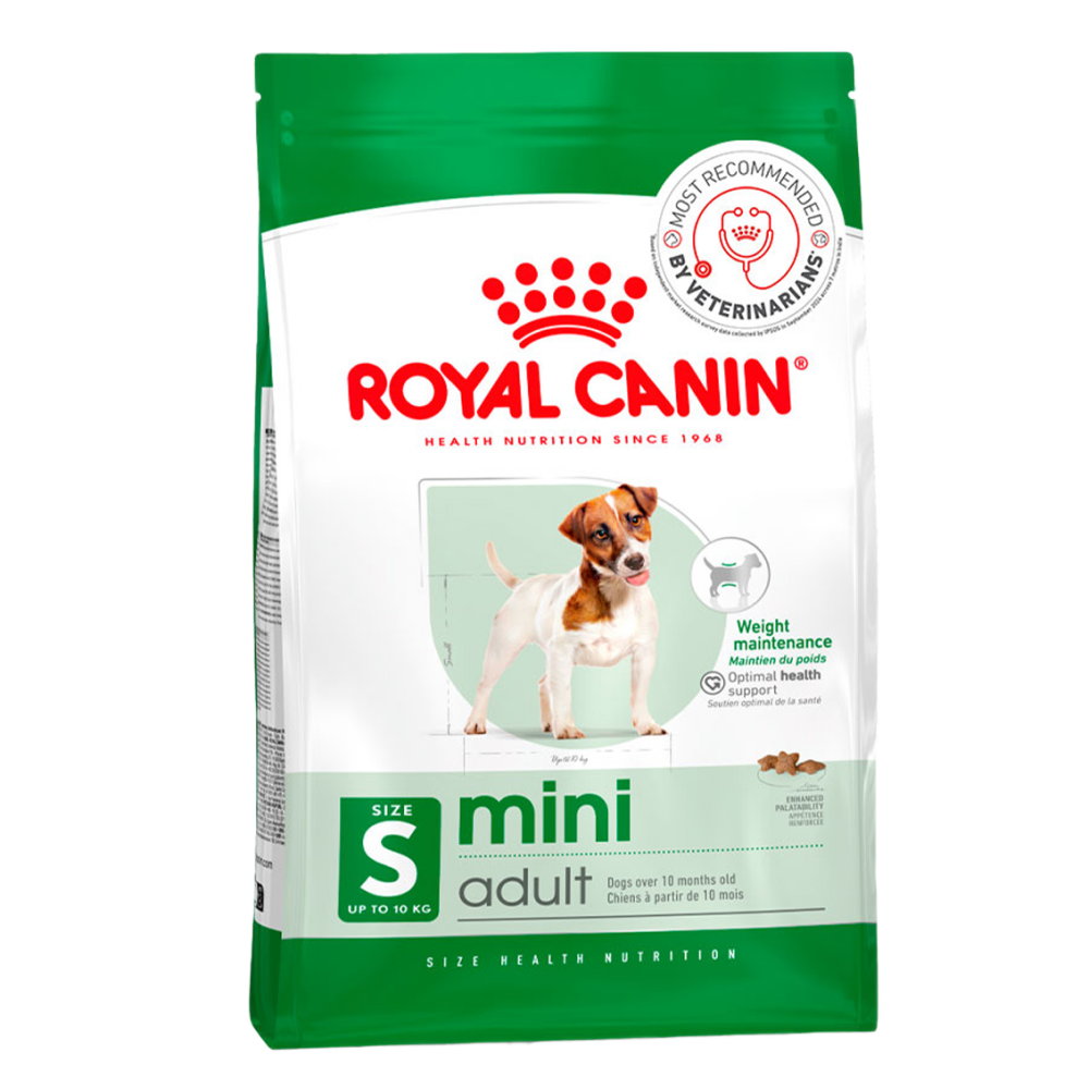 Royal Canin Mini Adult Dog Dry Food Dogs- Dry Food Royal Canin 7kg+1kg (Free)