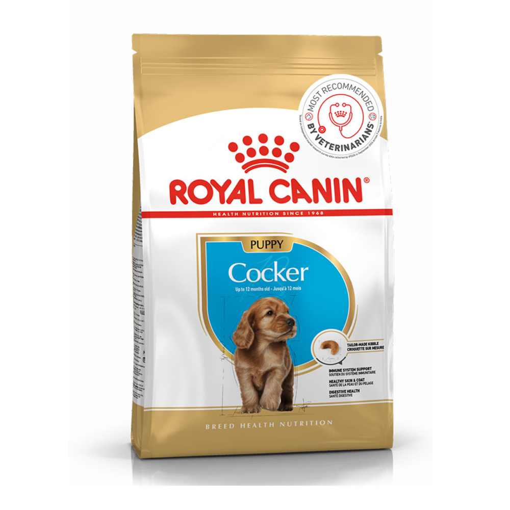 Royal Canin Cocker Puppy Dry Food Dogs- Dry Food Royal Canin 9kg (3x3kg)
