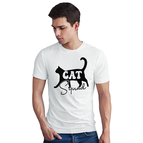 Seek Buy Love Cat Squad Tee (White)