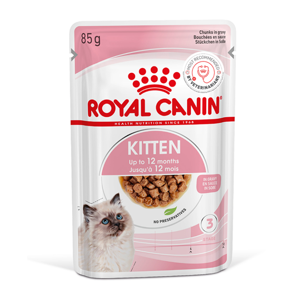 Royal Canin Kitten Wet Food in Gravy (85g Pouch)