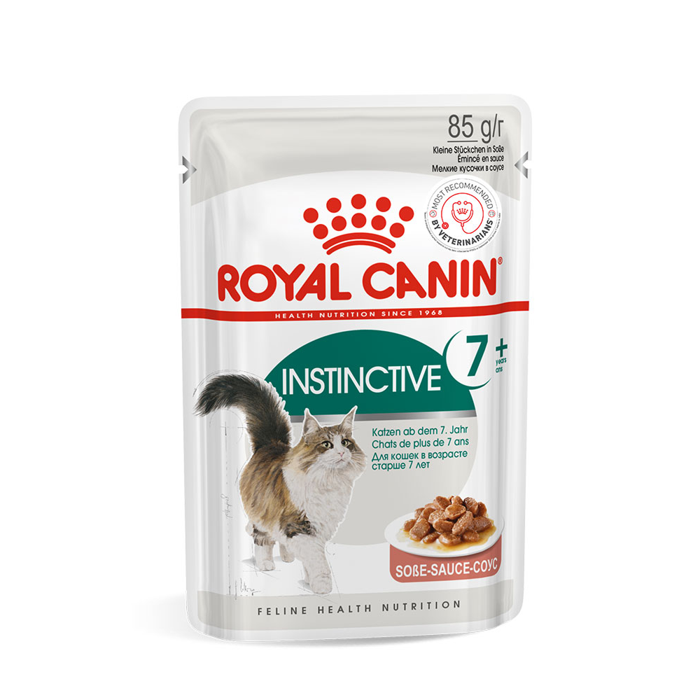 Royal Canin Instinctive 7+ Gravy Cat Wet Food Cats-Wet Food Royal Canin 48x85g
