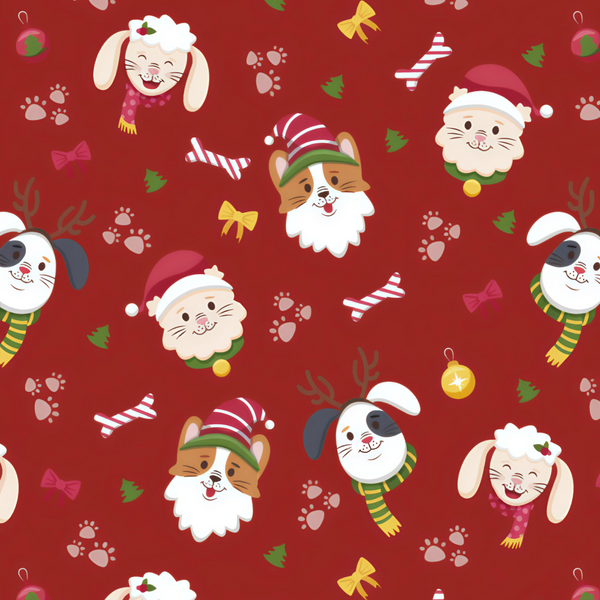 15 Furries Furry Love Dress for Dogs (Red)