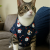 15 Furries Snowman Shirts for Cats(Dark Blue) Dogs-Clothing & Accessories 15 Furries Dropship