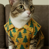 15 Furries Pine Tree Mendous Joy Shirts for Cats (Mustard) Dogs-Clothing & Accessories 15 Furries Dropship XS