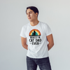 Seek Buy Love Best Cat Dad Ever Regular Tshirt (White) Pet Parent-Clothing & Accessories Seek Buy Love Dropship