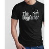 Seek Buy Love The Dogfather Unisex Tshirt (Black) Pet Parent-Clothing & Accessories Seek Buy Love Dropship