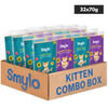 Smylo Kitten Variety Combo, Tuna & Chicken, Fresh & No-Preservative Wet Cat Food Cats-Wet Food Smylo 32x70g