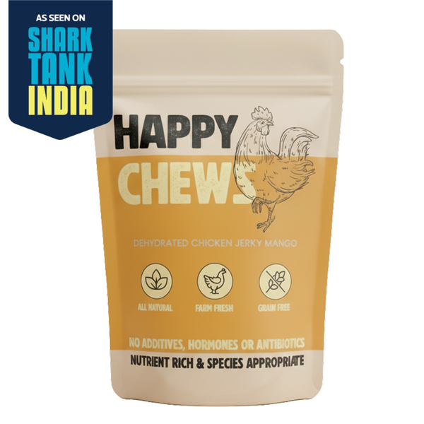 Nootie Happy Chew Dehydrated Mango Flavoured Chicken Jerky Dog Treat