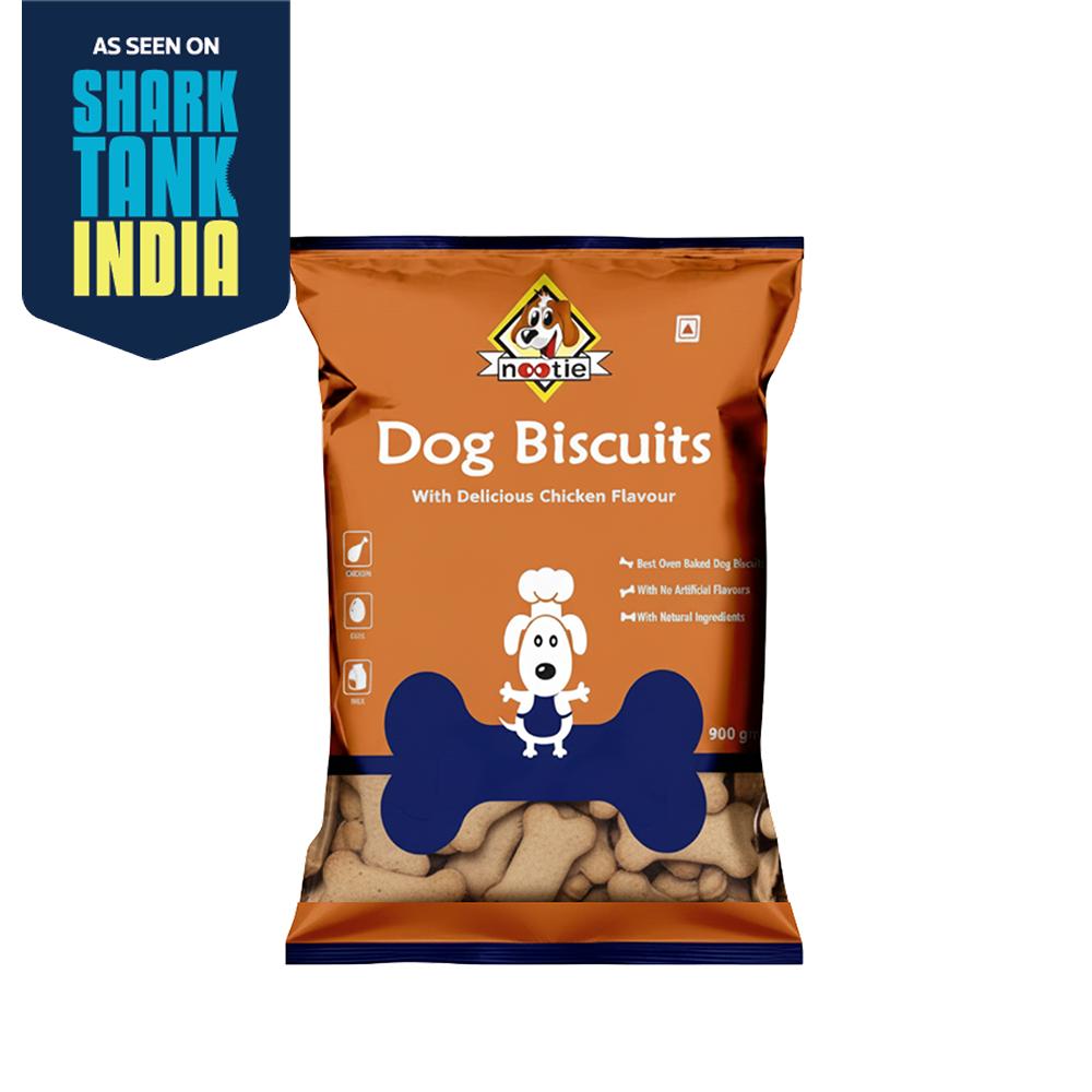 Nootie Chicken & Peanut Butter Flavour Biscuits Adult Dog Treats Dog Treats + Others Nootie 900g