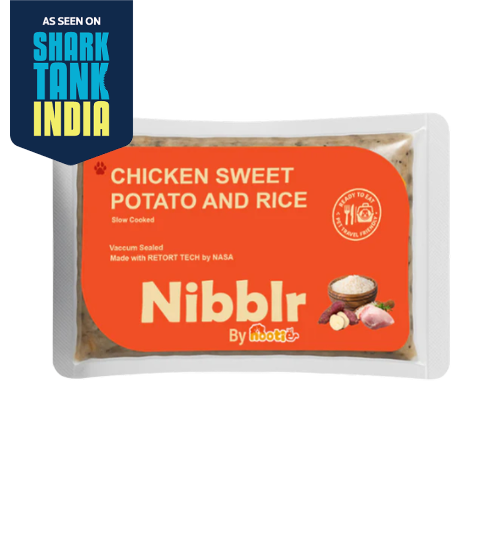 Nibblr By Nootie Wholesome Chicken Sweet Potato & Rice Ready to Eat Meal Dog Wet Food Dogs-Fresh Food Nootie 300g