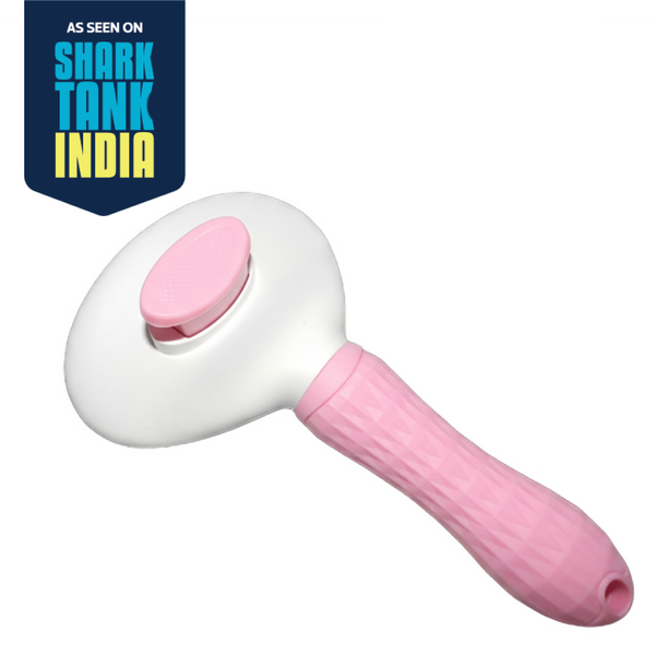 Nootie Slicker Brush for Dogs and Cats (Pink)