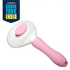 Nootie Slicker Brush for Dogs and Cats (Pink) Dogs-Grooming Supplies Nootie Pack of 1