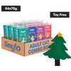 Smylo Adult Variety Combo, Tuna, Chicken & Mackerel, Fresh & No-Preservative Wet Cat Food Cats-Wet Food Smylo