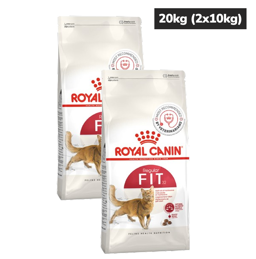 Royal Canin Fit 32 Regular for Adult Cat Dry Food Cats- Dry food Royal Canin 20kg (2x10kg)