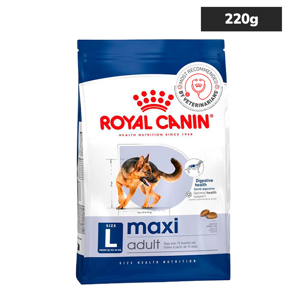 Royal Canin Maxi Adult Dog Dry Food Dogs- Dry Food Royal Canin 220g