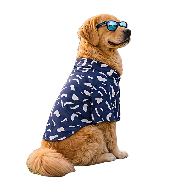 15 Furries Abstract Cotton Shirts for Dogs (Saphire Blue)