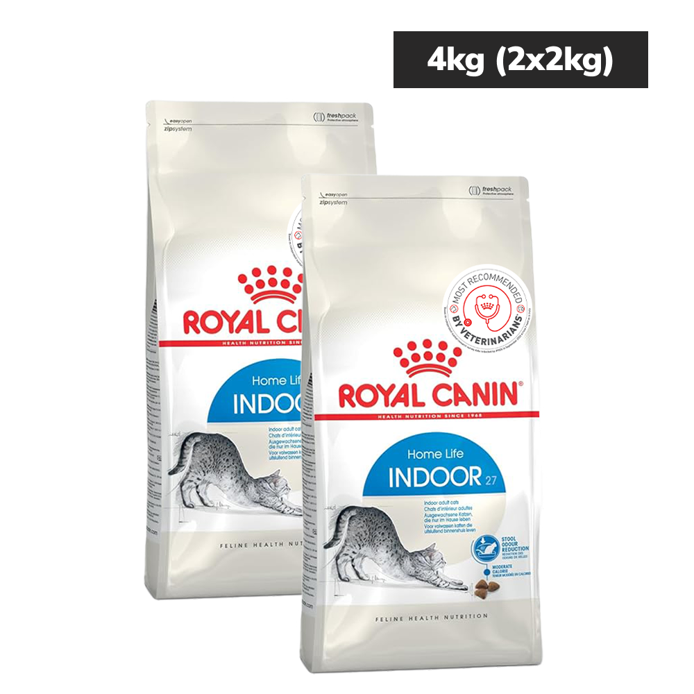 Royal Canin Indoor 27 Dry Cat Food Cats- Dry food Royal Canin 4kg (2x2kg)
