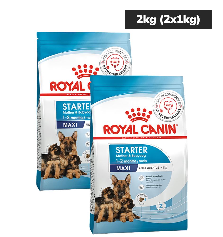 Royal Canin Maxi Starter, Mother & Babydog Dry Food Dogs- Dry Food Royal Canin 2kg (2x1kg)