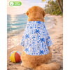 15 Furries Postcard Printed Cotton Shirts for Dogs (Blue Lagoon) Dogs-Clothing & Accessories 15 Furries Dropship