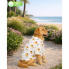 15 Furries Sunflower Printed Cotton Shirts for Dogs (Yellow) Dogs-Clothing & Accessories 15 Furries Dropship