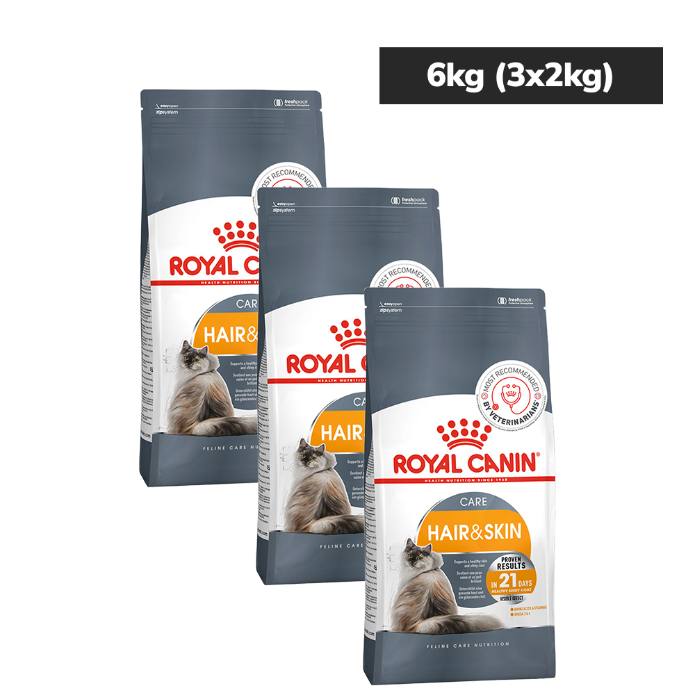 Royal Canin Skin & Hair Care for Adult Cats Dry Food Cats- Dry food Royal Canin 6kg (3x2kg)