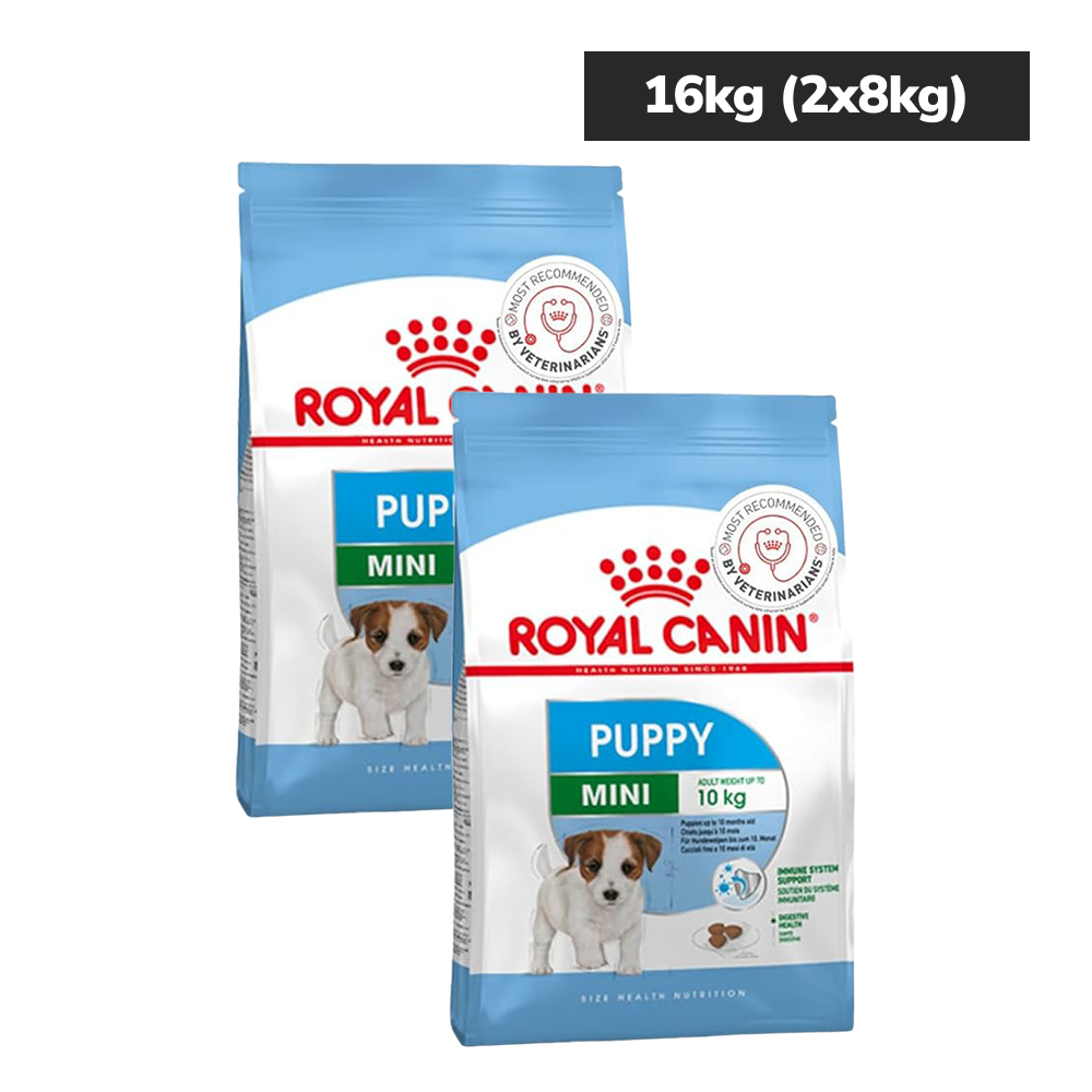 Royal Canin Mini Puppy Dog Dry Food Dogs- Dry Food Royal Canin 16kg (2x8kg)