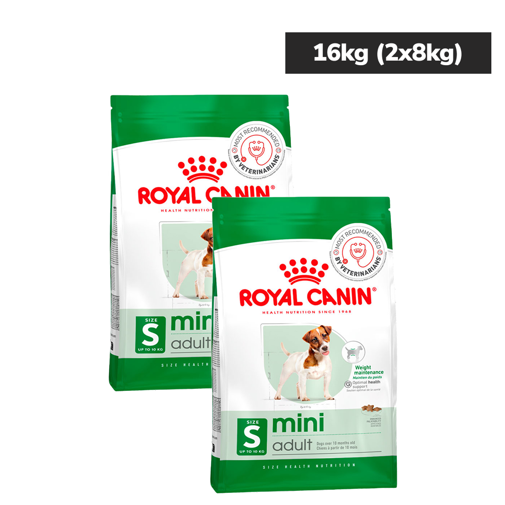 Royal Canin Mini Adult Dog Dry Food Dogs- Dry Food Royal Canin 16kg (2x8kg)