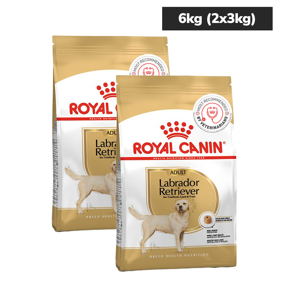 Royal Canin Labrador Retriever Adult Dog Dry Food Dogs- Dry Food Royal Canin 6kg (2x3kg)