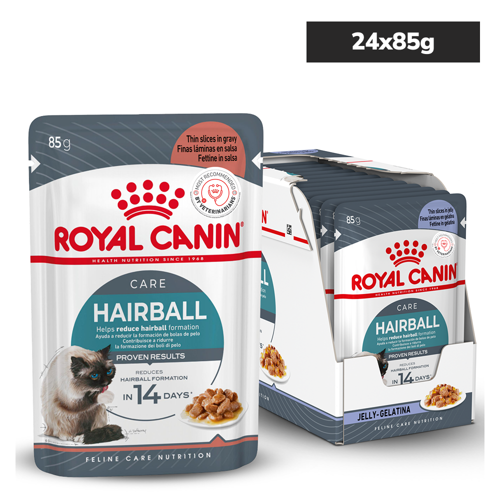Royal Canin Hairball Care Wet Cat Food (85g Pouch) Cats-Wet Food Royal Canin 24x85g