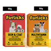 Furlicks Skin Coat & Multivitamin Supplement Combo for Dogs & Cats Both-Health & Wellness Furlicks 50+50g