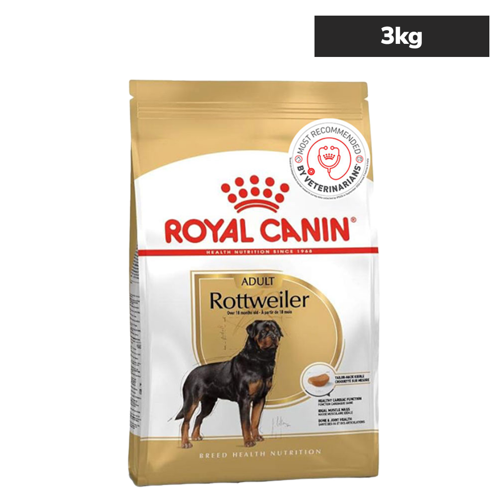 Royal Canin Rottweiler Adult Dog Dry Food Dogs- Dry Food Royal Canin 3kg
