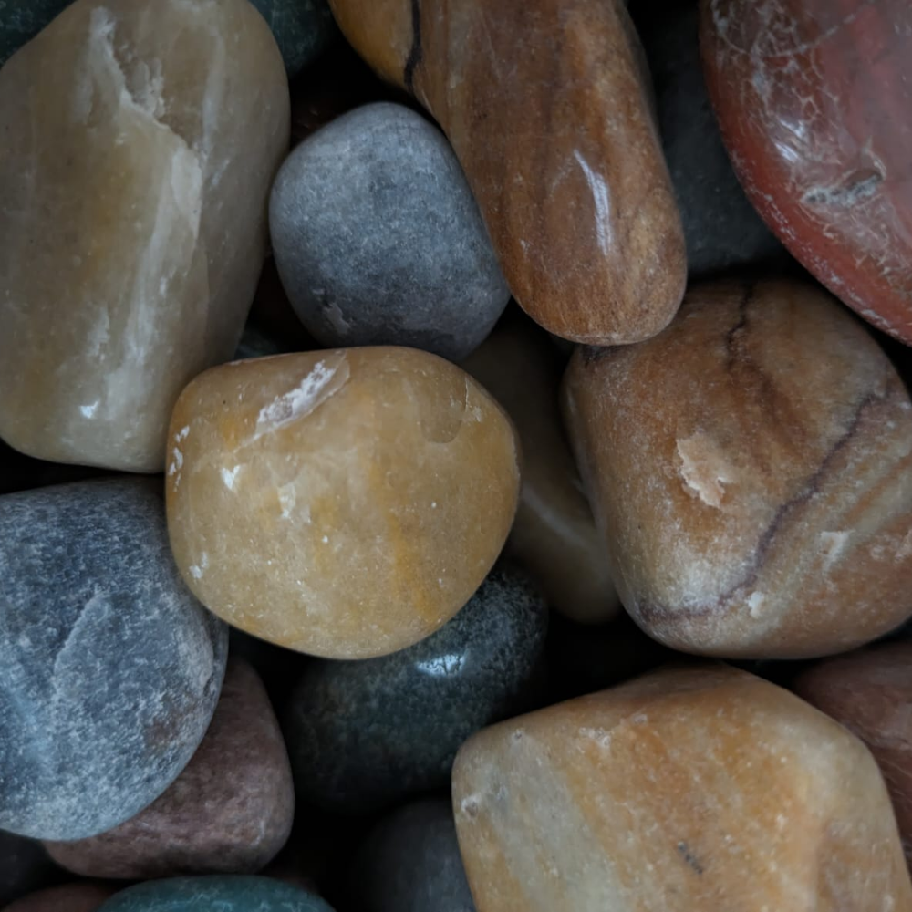 Splashy Fin Mixed Polished Pebbles for Aquarium Fish Splashy Fin 5x1kg
