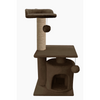 Furrlovers 2 Floor Soft Fur Scratching Post & Cat Tree with Natural Sisal Rope Cats-Toys Furrlovers Dropship