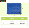 Skatrs Cooling Mat for Dogs & Cats (Blue and White) Both-Bedding, Mats & Travel Supplies Skatrs