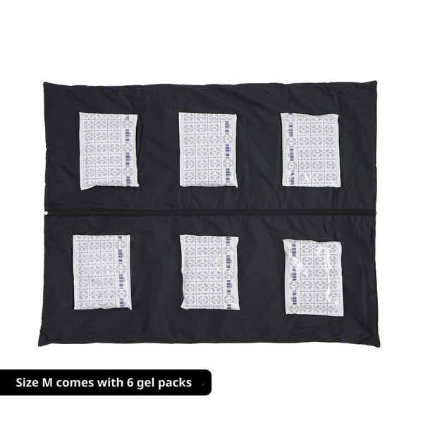 Skatrs Cooling Mat for Dogs & Cats (Blue and White)