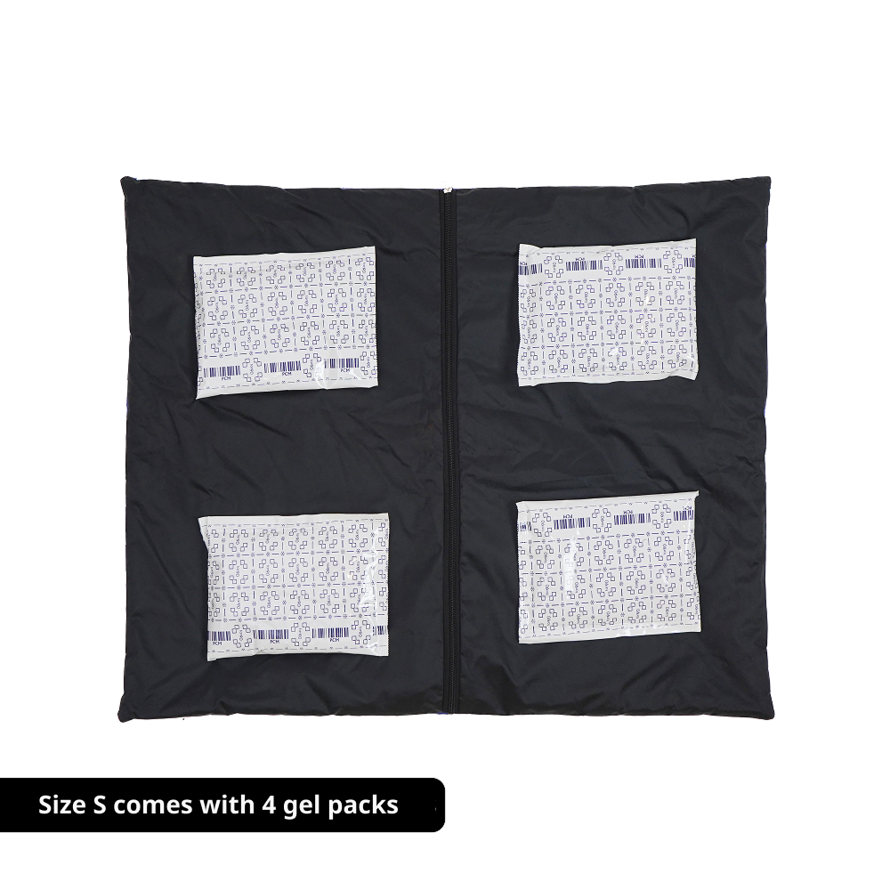 Skatrs Cooling Mat for Dogs & Cats (Blue and White) Both-Bedding, Mats & Travel Supplies Skatrs