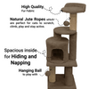 Furrlovers 3 Floor Soft Fur Scratching Post & Cat Tree with Natural Sisal Rope Cats-Toys Furrlovers Dropship