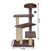 Furrlovers 3 Tier Stairs with Scratching Posts Cat Tree with Plush Bed Cats-Toys Furrlovers Dropship